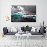 Sea Wave on a Dark Background Canvas Print SKU 10434