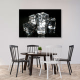 Shining Ice Cubes Canvas Print SKU 10578