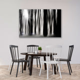 Forest in Water Black and White Canvas Print SKU 10374