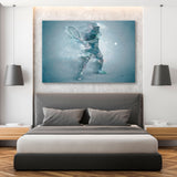 Abstract Tennis Player Canvas Print SKU 10883