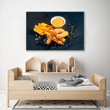 Chicken Nuggets with French Fries Canvas Print SKU 10748