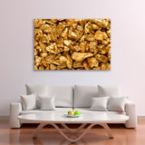 Gold Nuggets as Background Canvas Print SKU 10940