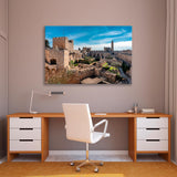 Tower of David in the Ancient Jerusalem Citadel Canvas Print SKU 10911