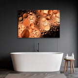 Water Drops on Glass Canvas Print SKU 10533