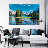 Spirit Island Jasper National Park Canvas Print SKU 10903