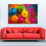 Bright Colors for Holi Festival Canvas Print SKU 10726