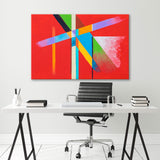 Abstract Geometric Pattern Canvas Print SKU 10810