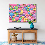 Multicolored Bright Balloons Canvas Print SKU 10823