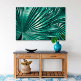 Dark Green Palm Foliage Canvas Print SKU 10735