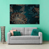 Beautiful Vintage Flower Canvas Print SKU 10564