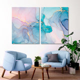 Azure Abstract Canvas Print SKU 10251