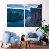 View from the Preikestolen Summit Canvas Print SKU 10947