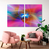 Abstract Сolorful Swirl Canvas Print SKU 10555