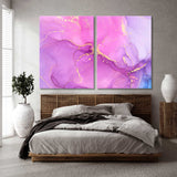 Unique Pink Abstract Canvas Print SKU 10250