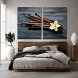 Vanilla Sticks and Flower Canvas Print SKU 10582