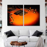 Bass Gitar Canvas Print SKU 10453