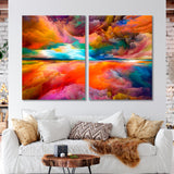 Beautiful Sunset Abstract Canvas Print SKU 10217