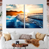 Beach Sunset Canvas Print SKU 10142