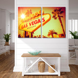 Vegas Strip 80s Entrance Canvas Print SKU 10419