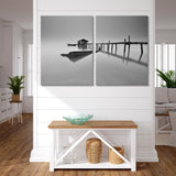 Old Abandoned Fisherman Jetty Canvas Print SKU 10113