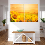 Blooming Sunflower Field Canvas Print SKU 10594