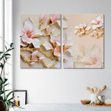 Decor with Gold Elements 3D Canvas Print SKU 10539