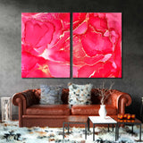 Abstract Marble Red Bordo Canvas Print SKU 10222