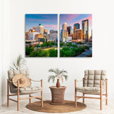 Houston City Park Canvas Print SKU 10674