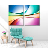 Abstract Colored Paper Canvas Print SKU 10556