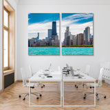 Chicago on a Summer Day Canvas Print SKU 10913