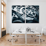 Internal Clockwork 3D Canvas Print SKU 10482