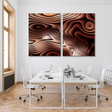 Curved Lines 3d Canvas Print SKU 10169