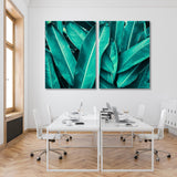 Tropical Leaves Canvas Print SKU 10334