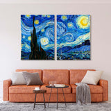 Starry Night Vincent Van Gogh Canvas Print SKU 10882