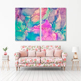 Coloured Abstract Canvas Print SKU 10234