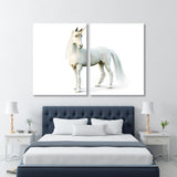 Mythical White Unicorn Canvas Print SKU 10864