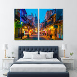 Evening French Quarter of New Orleans Canvas Print SKU 10487