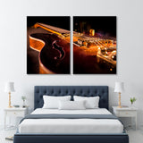 Electric Guitar Close Up Canvas Print SKU 10535