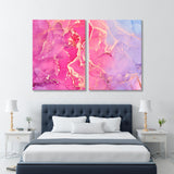 Trendy Pink & Gold Canvas Print SKU 10231