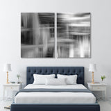 Abstract Blurred Background Black White Canvas Print SKU 10188