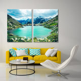 Beautiful Pass Saint Bernard Canvas Print SKU 10901