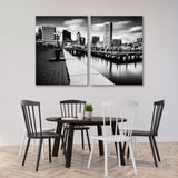 Black White Baltimore Maryland Canvas Print SKU 10426