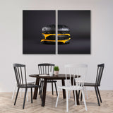 Black Burger with Cheese Canvas Print SKU 10742