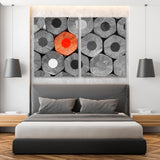 Pencils Black and White Canvas Print SKU 10368