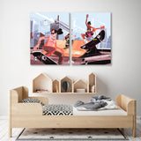 Skateboard Park Canvas Print SKU 10822