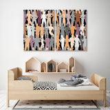 People Silhouettes Canvas Print SKU 10560