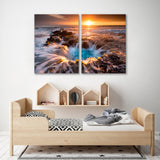 Sunset on Hawaii Coast Canvas Print SKU 10511