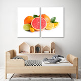 Fresh Juicy Citrus Canvas Print SKU 10859