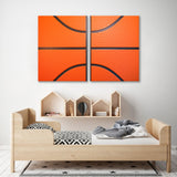 Basketball Ball Background Canvas Print SKU 10805