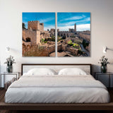 Tower of David in the Ancient Jerusalem Citadel Canvas Print SKU 10911